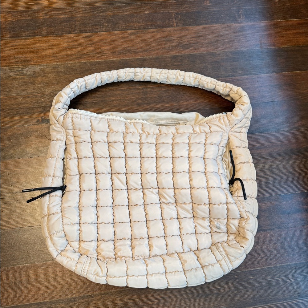 FP Movement by Free People Quilted Cream Tote